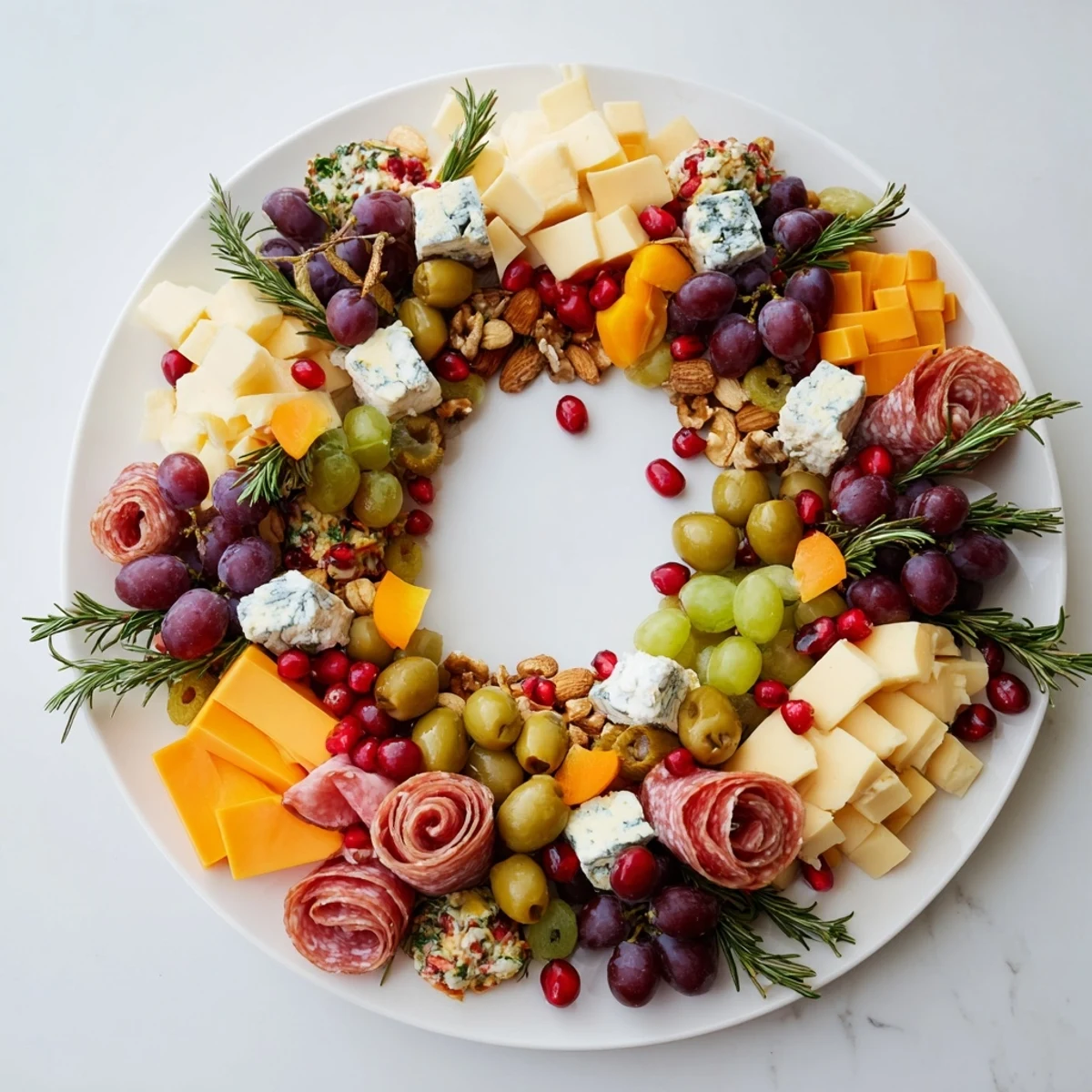 Holiday Wreath Cheese Platter