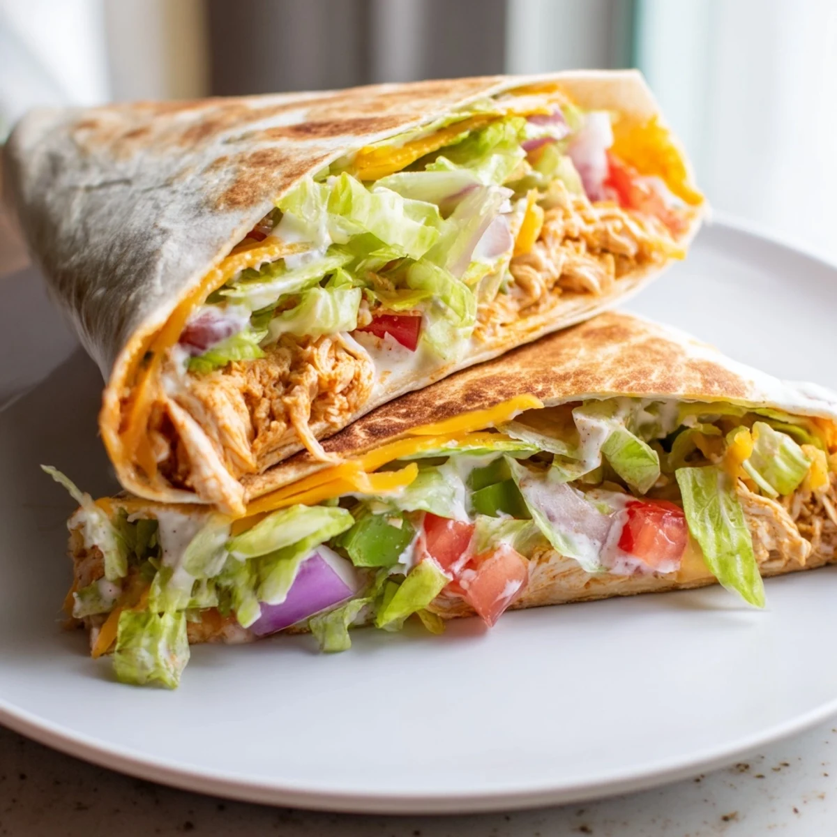 Buffalo Chicken Folded Wrap