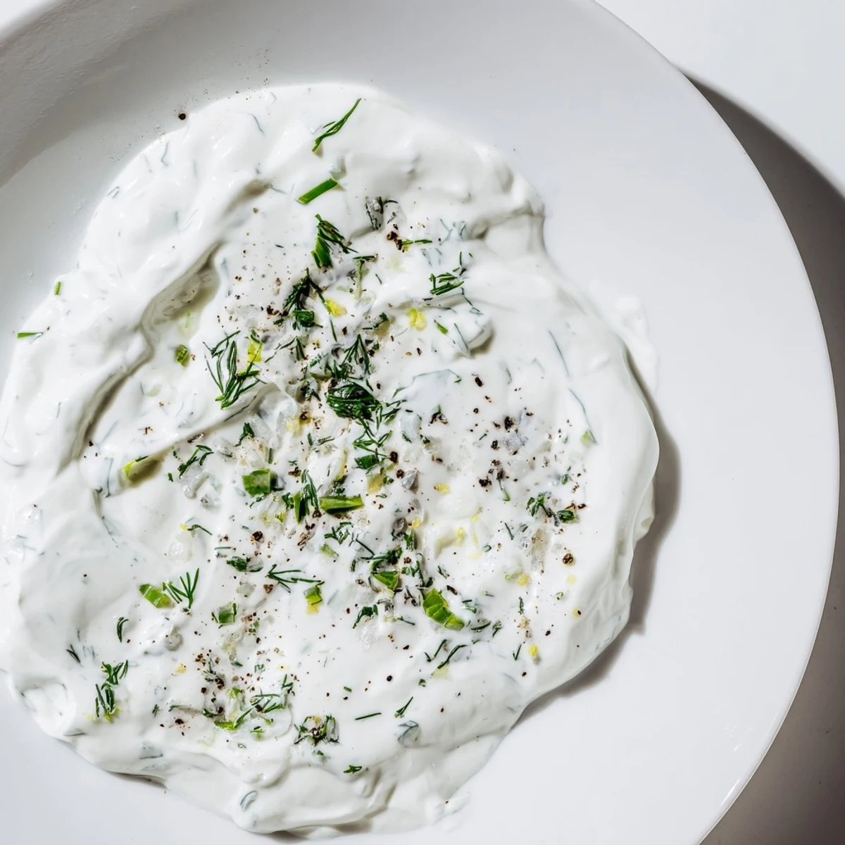 A bowl of creamy Greek Yogurt Ranch Dip, perfect for dipping fresh vegetables or chips.