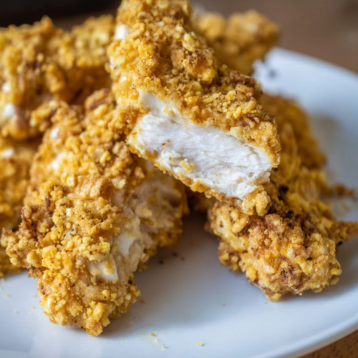Crispy, golden-fried KFC-inspired Oreo Krusher tenders, perfect for a satisfying snack or meal.