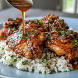 Honey Garlic Chicken Rice