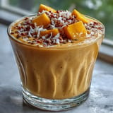 Mango Coconut Chia Smoothie