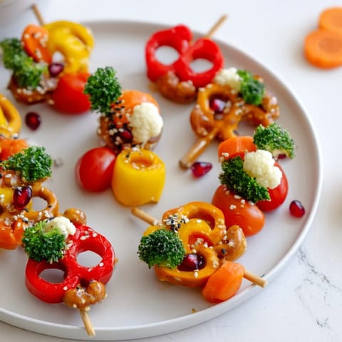 Themed Crudités Veggie Ornaments
