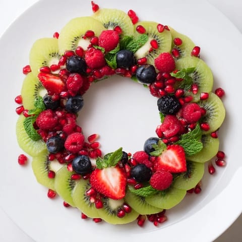 Kiwi Berry Holiday Wreath