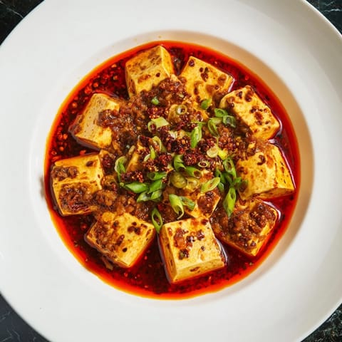 Chinese Mapo Tofu Dish