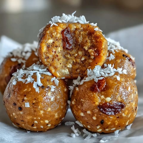 Golden Ginger Turmeric Energy Balls, studded with seeds, offer a nutritious bite.
