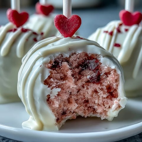 Galentines Pink Velvet Pops