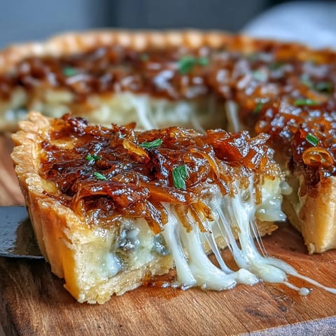 Caramelized Onion Gruyere Tart