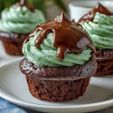 St Patricks Green Velvet Cupcakes
