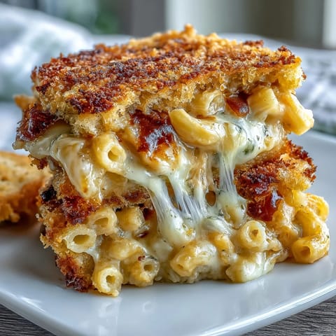 Southern Soul Food Oven-Baked Mac and Cheese with a golden, bubbly cheddar crust and creamy, cheesy pasta baked to perfection.