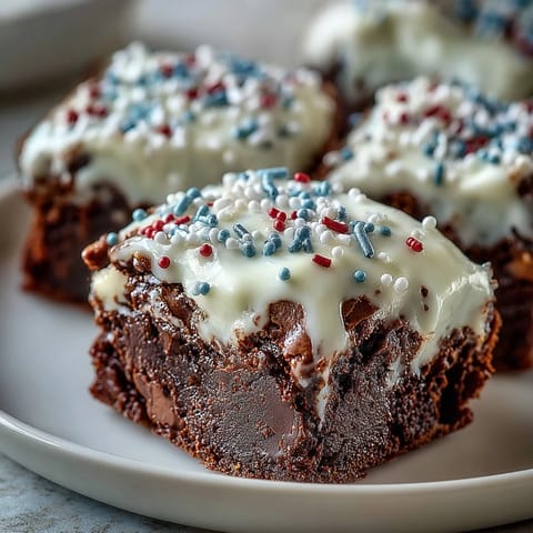4th July firecracker brownie bites