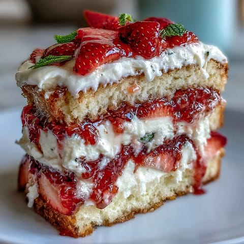 Spring Cakes Strawberries Cream