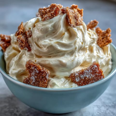 Viral 3-Ingredient Cheesecake Dip with Graham Crackers in a bowl, topped with fresh berries and served with crunchy graham crackers for dipping.  
