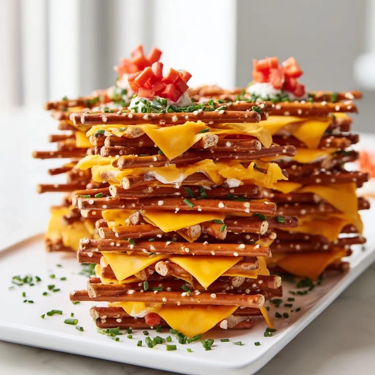 This appetizing photo displays a unique The Rustic Log Cabin, ready for your party platter.