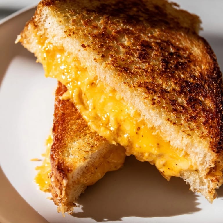 Spicy-sweet Honey Chipotle Butter Grilled Cheese, with a perfect golden crust, a must-try vegetarian meal.