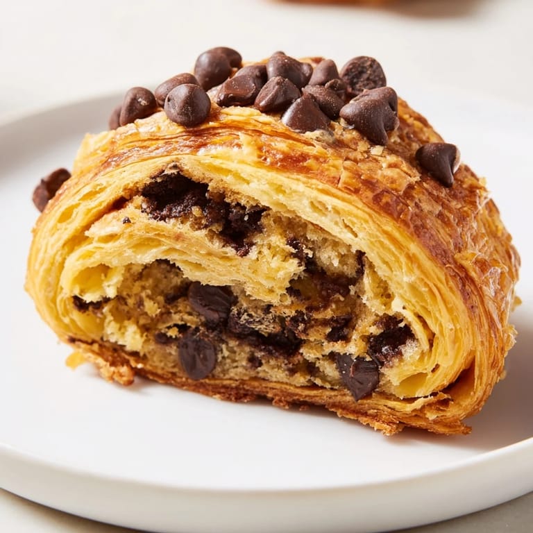 Freshly baked Viral Crookies, a delicious dessert with a buttery, crispy croissant outside.