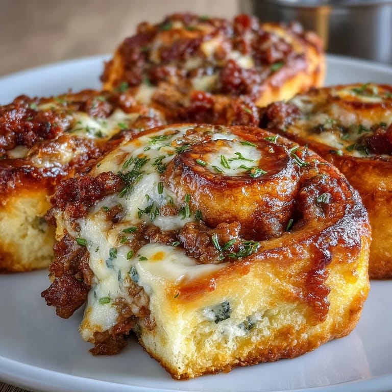 Twelve warm Irresistible High Protein Pepperoni Pizza Rolls sit on a rustic board, showcasing fluffy protein dough and hearty beef filling.