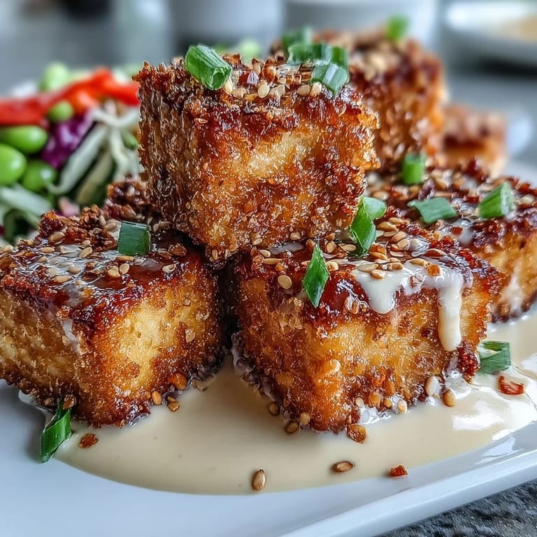 A serving of the Peanut Tofu Power Bowl with brown rice and fresh herbs, ready for a satisfying plant-based dinner.