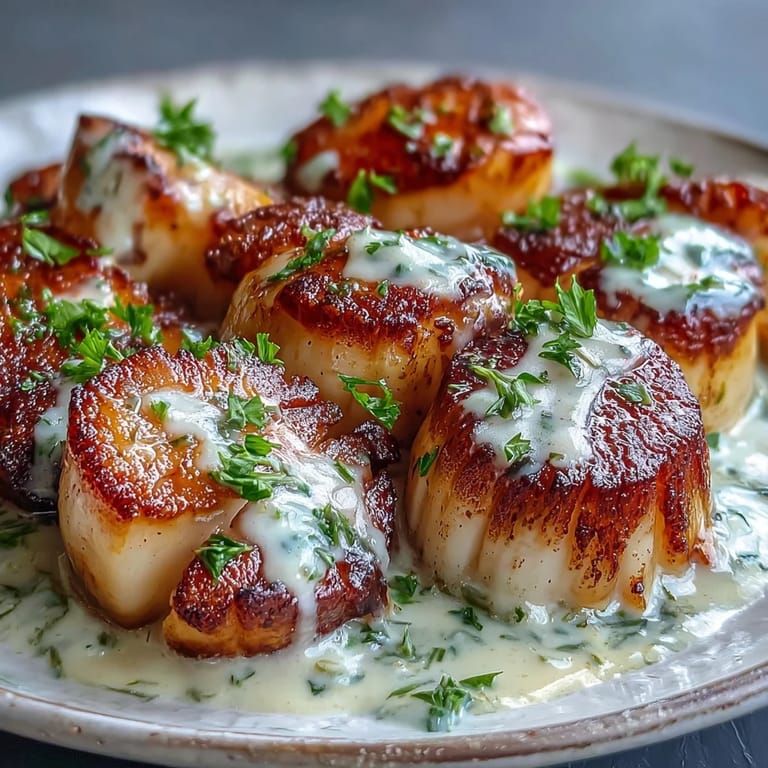 This 20-minute dinner features tender scallops smothered in a rich garlic Parmesan Cajun cream sauce.