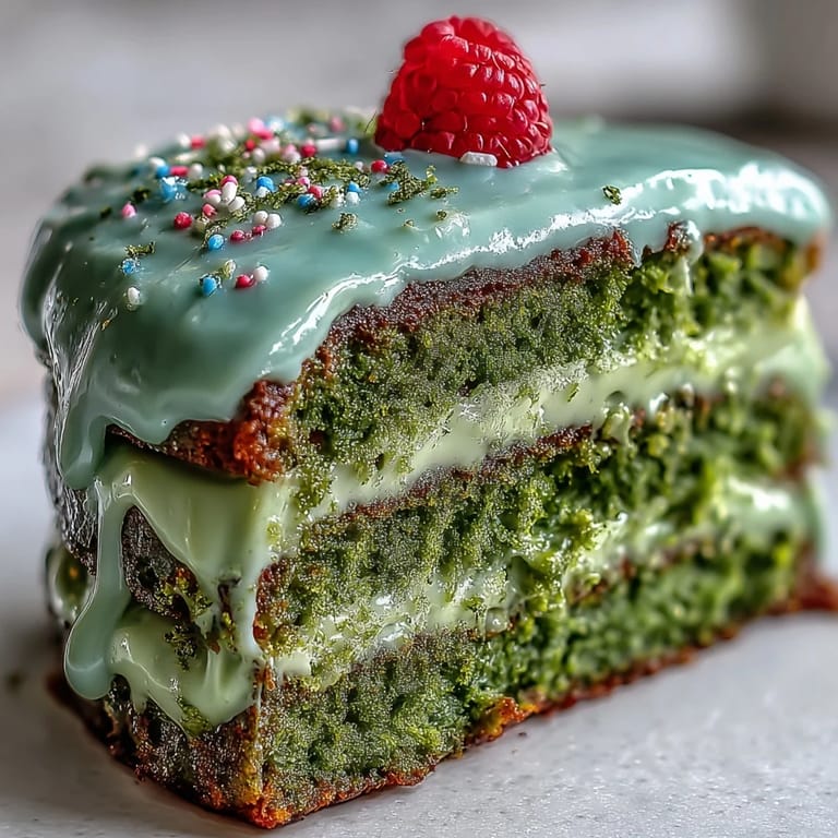 Elegant, smash-ready mini matcha birthday cake with vibrant green layers, ideal for intimate brunch gatherings or special moments.