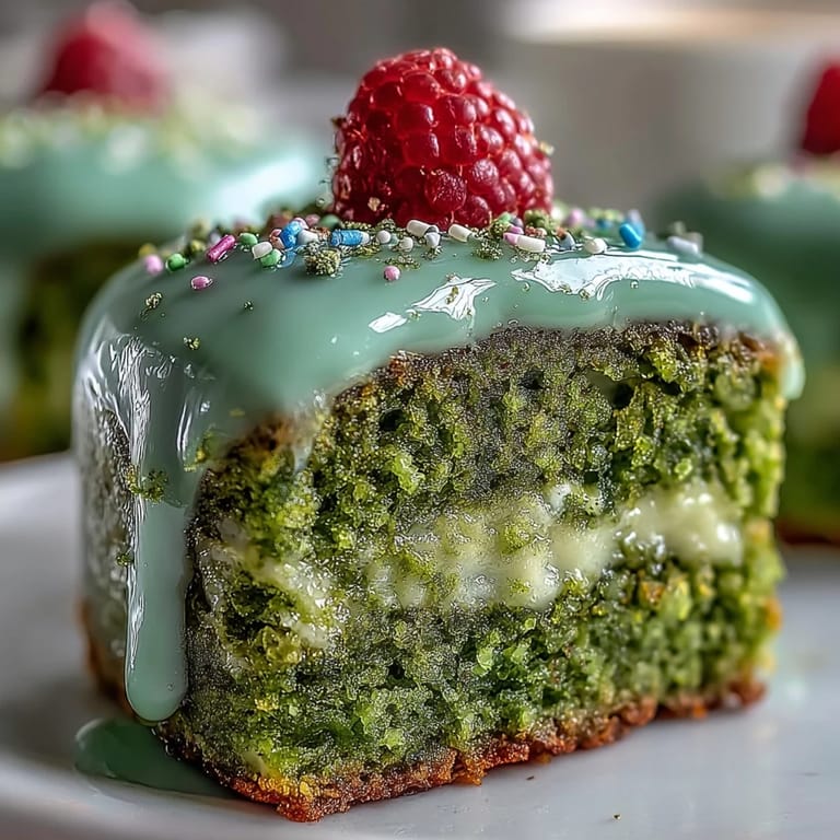 Fluffy, delicate mini matcha cake with smooth vanilla frosting, beautifully decorated and ready for smashing at your next brunch.